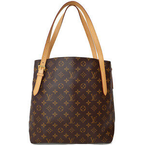 Louis Vuitton Monogram Leather Brown Voltaire Tote Bag